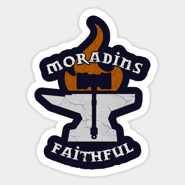 Moradins Faithful Sticker by KennefRiggles